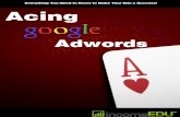 Acing Google AdWords - Amazon S3 premium/Acing+  · Acing Google AdWords