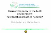 Circular Economy in the built environment new legal ...business-school.exeter.ac.uk/.../session4/Boeve.pdf · Circular Economy in the built environment new legal approaches needed?