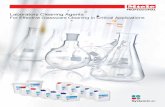 Laboratory Cleaning Agents - Miele · Cleaning Agents for the Perfect Reprocessing of ... material being cleaned, the cleaning method itself and the water quality. Our ProCare Lab