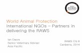 World Animal Protection PowerPoint Presentationrr-asia.oie.int/fileadmin/Regional_Representation/Programme/I... · World Animal Protection International NGOs –Partners in delivering