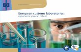 European customs laboratories - bezpecnostpotravin.cz · maintaining security in the international supply chain. Customs’ work in this area, together with action Customs’ work
