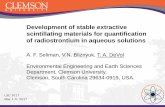 Development of stable extractive scintillating materials for ...lsc2017.nutech.dtu.dk/wp-content/uploads/4-DeVol-Sr-LSC2017.pdf · Development of stable extractive scintillating materials