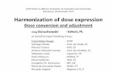 Harmonization of dose expression - eppo.int · Why LWA ? • logical and commonly accepted rule: dose related to the target • good representation of diverse crop structures •