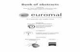 Book of abstracts - Euromaleuromal.pl/Euromal_BoA.pdf · Book of abstracts Edited by: Adam M. Ćmiel, Anna Lipińska, Katarzyna Zając, ... Anna Drozd University of Łódź ... Manuel