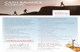 Cash Balance Coach Flyer 1009 - Home - Kravitz Cash ... · GROW YOUR 401(k) BUSINESS WITH CASH BALANCE PLANS CASH BALANCE COACH ® Differentiate Yourself In the crowded 401(k) marketplace,