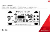 S1045 S1046 SUMD Diversity Receiver DE V1sh PN EN · 4 / 24 16570.123_V1sh Introduction Thank you very much for purchasing a Graupner HoTT SUMD Diver - sity receiver. Read this manual