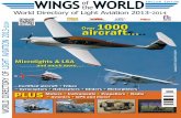 WINGS WORLD - Flying pages · CERTIFIED GLIDERS & MOTORGLIDERS 174 World Directory of Light Aviation 2013-2014 Politechnika Warszawska’s PW-6U is a two-seater with similar characteristics