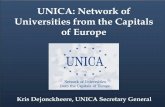 UNICA: Network of Universities from the Capitals of Europe Dejonckheere, UNICA... · UNICA: Network of Universities from the Capitals ... Rome “Tor Vergata ... Prezentacja programu
