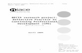 BECTA Research; Reflective Practice in CPD · Web viewProject Team National Institute for Adult Continuing Education (NIACE):Eta De Cicco, Programme Director, Ewa Luger, Project Officer