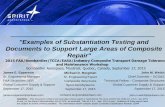 Examples of Substantiation Testing and …Examples of Substantiation Testing and Documents to Support Large Areas of Composite Repair" ... Service Bulletins 1079, 1080, 1083, 1085,