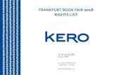 FRANKFURT BOOK FAIR 2018 RIGHTS LIST - editionskero.com · FRANKFURT BOOK FAIR 2018 RIGHTS LIST 21, rue du Montparnasse 75006 Paris – France
