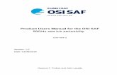 Product Users Manual for the OSI SAF 50GHz sea ice emissivityosisaf.met.no/docs/osisaf_cdop3_ss2_pum_sea-ice-emis_v1p6.pdf · The quality assessement of the OSI SAF emissivity product