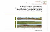 A Vegetation and Flora Survey of the Rio Tinto Rail Duplication … 2008a... · A Vegetation and Flora Survey of the Rio Tinto Rail Duplication Project – Cape Lambert to Emu Siding