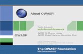 About OWASP!conference.hackinthebox.org/hitbsecconf2011ams/materials/D2 SIGINT... · OWASP OWASP Resources and Community Documentation (Wiki and Books) •Code Review, Testing, Building,