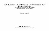 High-Speed 2.4 GHz Wireless Routersiecik/pliki/di624_manual_103.pdf · 4 Introduction The D-Link AirPlus Xtreme G DI-624 High-Speed Wireless Router is an 802.11g high- performance,