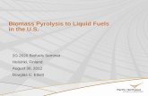 Biomass Pyrolysis to Liquid Fuels in the U.S.· Biomass Pyrolysis to Liquid Fuels in the U.S. 2G 2020