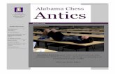 Alabama Chess Anticsalabamachess.org/antics/AnticsWinter2019.pdf · Alabama Chess Antics ... 3rd Annual ob Rieves Memorial Tournament Report by Balagee Govindan 10 Winter Puzzles
