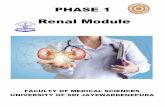 2017 Version 2 - Faculty of Medical Sciences - USJPmedical.sjp.ac.lk/downloads/module-books/phase-i/7 Renal.pdf · Renal Module - Phase I Faculty of Medical Sciences University of