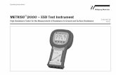 METRISO 2000 – ESD Test Instrument - img.elektronika.skimg.elektronika.sk/files/Images/warmbier_metriso2000_usermanual_en.pdf · METRISO 2000 – ESD Test Instrument High-Resistance