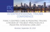 INTERPROFESSIONAL TRAUMA CONFERENCE · The authors, Maryse Dagenais & Michal Stachura, do not have any conflicts of interest to declare