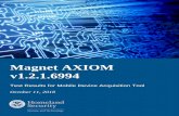 Magnet AXIOM v1.2.1 - dhs.gov Report... · Magnet AXIOM v1.2.1.6994 Test Results for Mobile Device Acquisition Tool October 11, 2018