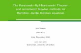 The Kuratowski Ryll-Nardzewski Theorem and semismooth ... · The Kuratowski{Ryll-Nardzewski Theorem and semismooth Newton methods for Hamilton{Jacobi{Bellman equations Iain Smears