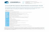 Cromwell European Real Estate Investment Trust · The Cromwell European Real Estate Investment Trust (“CEREIT”) was constituted by the Trust Deed dated 28 April 2017 (as amended