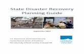 State Disaster Recovery Planning Guide · exist. The State Disaster Recovery Planning Guide emphasizes the role of the state in coordinating disaster recovery efforts, including the