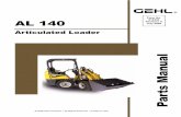 AL 140 - gehlmax-baumaschinen.de 140... · INTRODUCTION When ordering service parts, specify the correct part number, full descripti on, quantity required, the unit model number and
