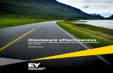 Disclosure effectiveness: What company executives, investors … · communication, not volume of disclosure, and basic principles of how to communicate … [such as] more emphasis