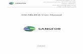 SSLM6.8EN User Manual - sangfor.com VPN User Manual v6.8.pdf · SANGFOR SSL M6.8EN User Manual 2 Viewing Remote Application .....30