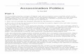 Assassination Politics - JR's Rare Books and Commentaryjrbooksonline.com/PDF_Books/AP.pdf · Mussolini, Tojo, Kim Il Sung, Ho Chi Minh, Ayatollah Khomeini, Saddam Hussein, Moammar