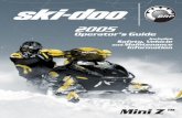Mmo-2005 BRP mini z ang.FH8 Wed Jun 23 10:51:58 2004 Page … 2005/ski_a/mmo2005_Mini Z_a.pdf · Recreational Products Inc. (BRP) warranty and a network of autho- rized SKI-DOO snowmobile