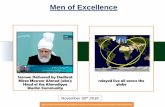 Men of Excellence - alislam.org · belonged to the tribe of Banu Maalik and came from the ... missionary of ours from Indonesia, who passed away on 19th November. ... My grandfather