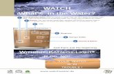 WATCH What's in the Water? Light/Brochures... · Introduction Kata/Catalyst Lox Light Definitions in freshwater Pollutions Unpolluted deposition (Rain) in balance with atmospheric
