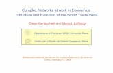 Complex Networks at work in Economics: Structure and ...calvino.polito.it/fismat/poli/pdf/lecture_notes/loffredo.pdf · Complex Networks at work in Economics: Structure and Evolution