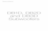 DB1D, DB2D and DB3D Subwoofers - fccid.io · Safety Instructions in the accompanying leaflet. ENGLISH Contents ENGLISH 2 1. P3 Series 2 carton contents 3 2. Using your P3 Series 2
