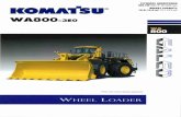 Loaders/WA800-3E0.pdf · Komatsu wheel loaders have high-tensile steel Z.bar loader linkages for maximum rigidity and maximum breakout force. Sealed loader linkage pins extend greasing