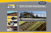 E - Chains for deep-pan conveyors, apron conveyors ... -PAN... ·  PAN-CONV.etc... E-2  Chains for the cement industry Steel case conveyor with steel link chains