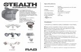 RAB STL360HW Installation Manual - 1000Bulbs.com · How Does the Super Stealth 360 Work? The STL360's infrared sensor "sees" temperature changes caused by the motion of people or