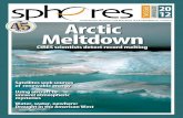 sph res 20 - welcome | CIRES · ice cover has far-reaching ... sph res COOPERATIVE ... breaking international report of the Intergovernmental Panel on Climate Change.