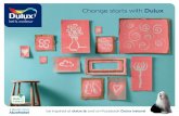 Change starts with Dulux - Co-op Superstores · be inspired at dulux.ie and on Facebook Dulux Ireland Change starts with Dulux ... Pair it with clean ... Warm neutrals are easy to