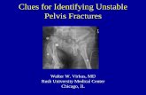 Clues for Identifying Unstable Pelvis Fractures · Pelvis Fractures Walter W. Virkus, MD Rush University Medical Center . Chicago, IL . Conflict of Interest ... Trauma – Hemorrhage