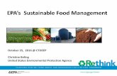 EPA’s Sustainable Food Managementepa.gov 617-918-1792 Title Slide 1 Author Christine Beling Created Date 10/24/2016 9:55:51 AM ...