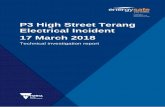 P3 High Street Terang Electrical Incident 17 March …€¢ Terang 004 feeder (TRG 004) protection equipment operation records • Powercor Australia Limited’s: – incident report