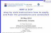 MRP & DCP step by steb instructions how to apply and how ... · The BfArM is a Federal Institute within the portfolio of the Federal Ministry of Health Federal Institute for Drugs