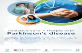 Palliative care in People with Parkinson’s disease · Palliative care in People with Palliative care in People with Parkinson’s diseaseParkinson’s disease Strategic context