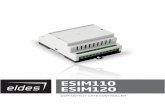 ESIM110 ESIM120 - TRIDIMAS ELECTRONICS · SMSC (Short Message Service Center) ... ESIM110/ESIM120 is a micro-controller based device intended to provide access control for gate automatics,