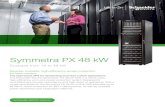 Symmetra PX 48 kW - apc.com · Offers a clear text-based overview of alarms, status data, and system configuration options. 5. Main intelligence module and redundant intelligence
