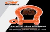 SUPER STRONG SHACKLES - Columbus McKinnon addition to the Super Strong Shackles for professional riggers, products like Lodelok attachments that may be used with chain, synthetics,